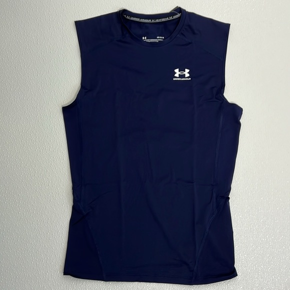 Under Armour Navy Short Sleeve Tee - Picture 1 of 4